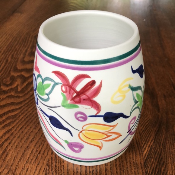 Poole Pottery Traditional Ware Floral Vase BN ~ vintage - Picture 4 of 7